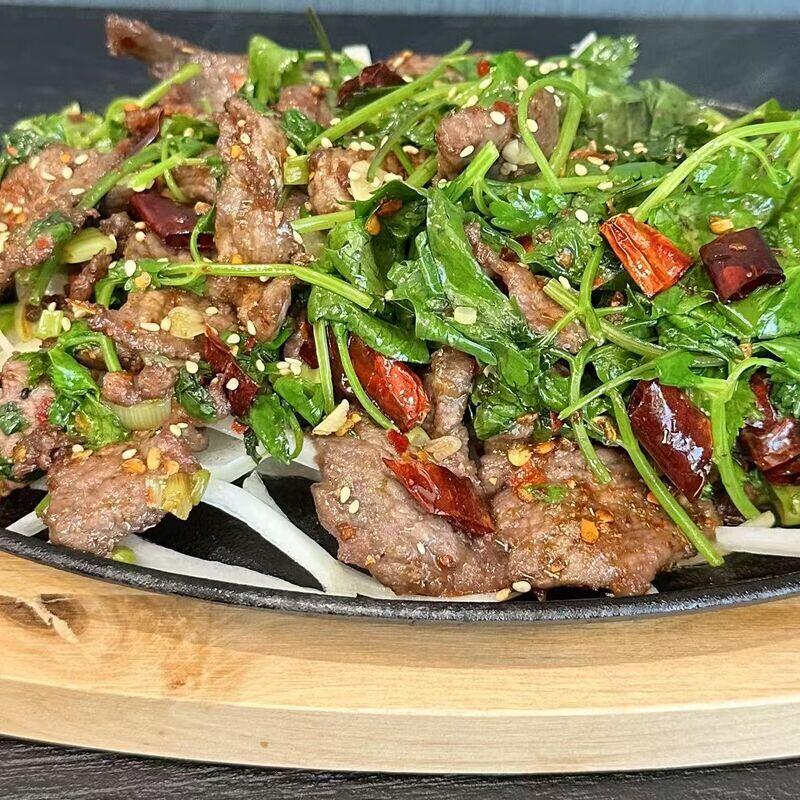 Cumin Beef with Cilantro